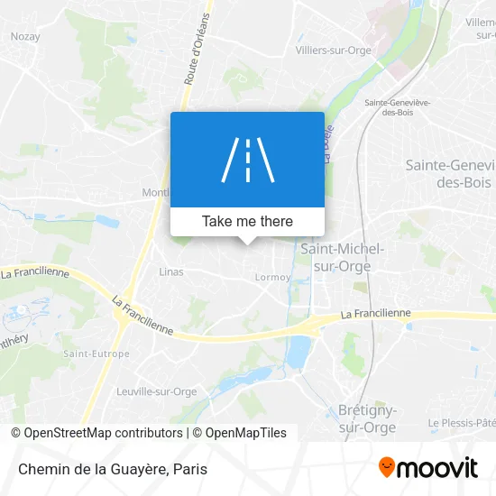 Chemin de la Guayère map