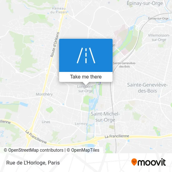 Rue de L'Horloge map