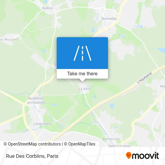 Rue Des Corblins map