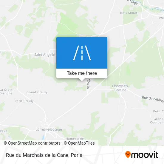 Rue du Marchais de la Cane map