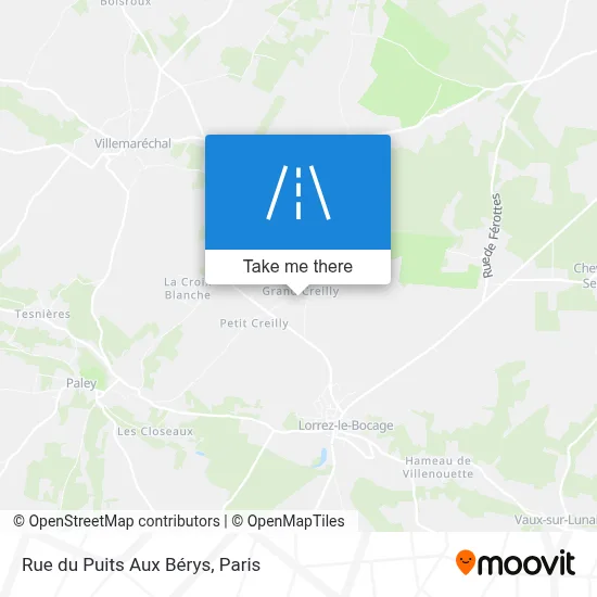 Rue du Puits Aux Bérys map