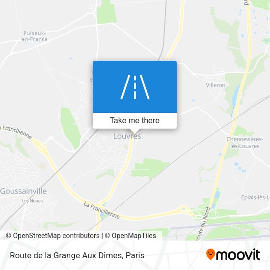 Route de la Grange Aux Dîmes map