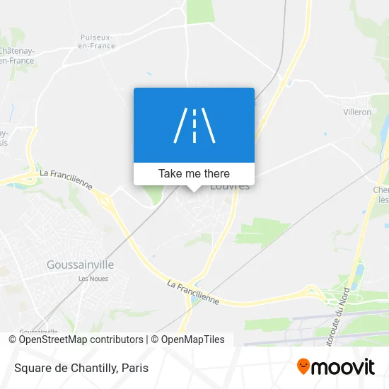 Square de Chantilly map