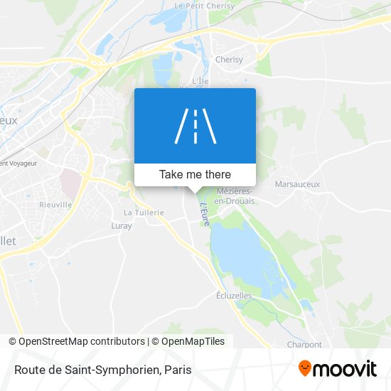 Route De Saint-Symphorien map