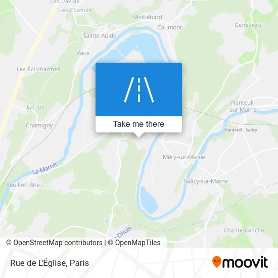 Rue de L'Église map