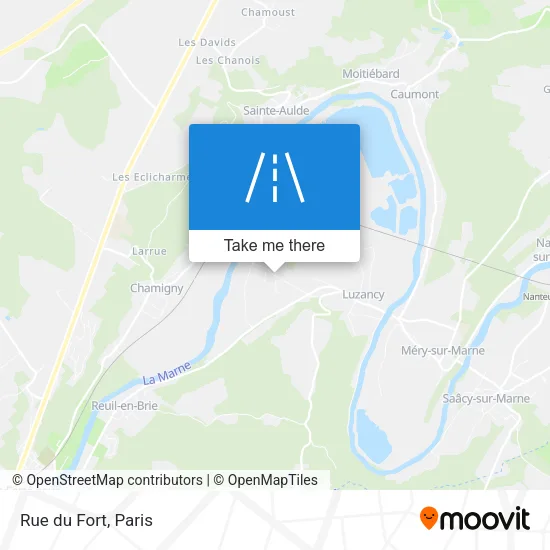 Mapa Rue du Fort