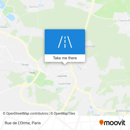Rue de L'Orme map