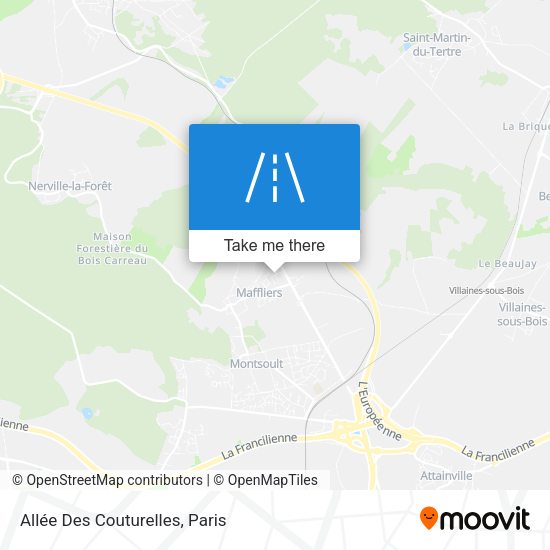Allée Des Couturelles map