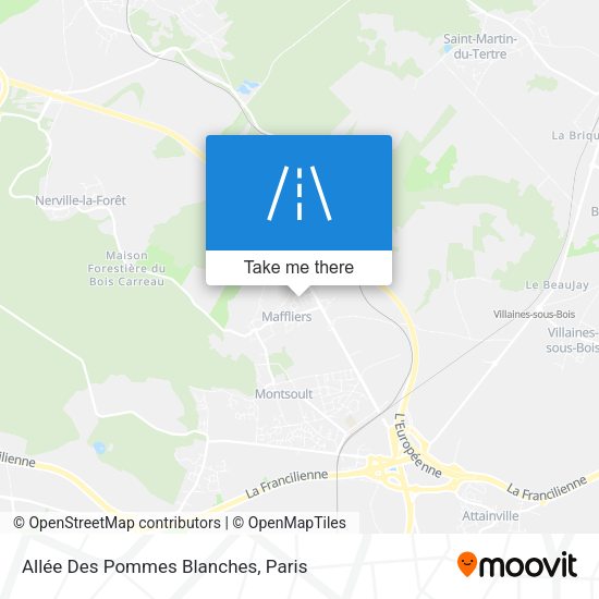 Allée Des Pommes Blanches map