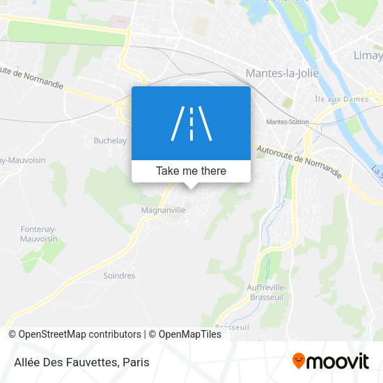 Allée Des Fauvettes map