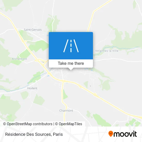 Résidence Des Sources map