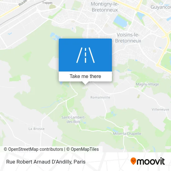 Rue Robert Arnaud D'Andilly map