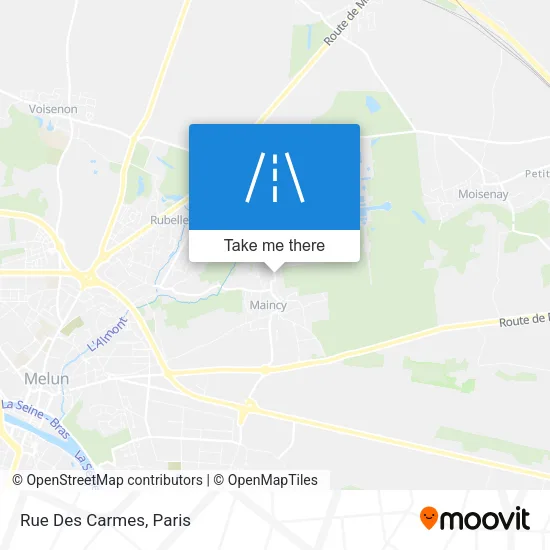 Rue Des Carmes map