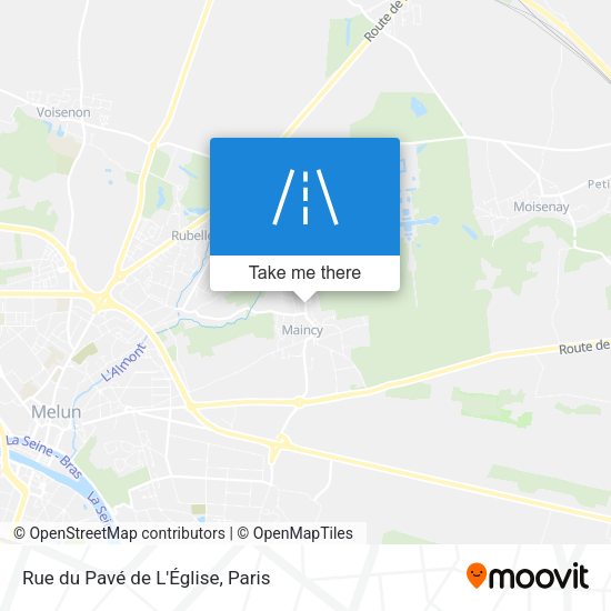 Rue du Pavé de L'Église map
