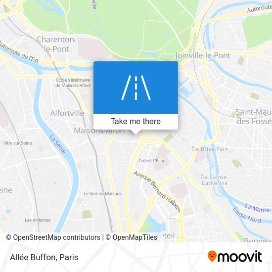 Allée Buffon map