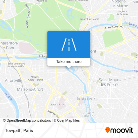 Chemin de Halage map