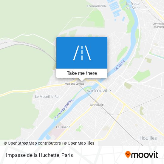 Mapa Impasse de la Huchette