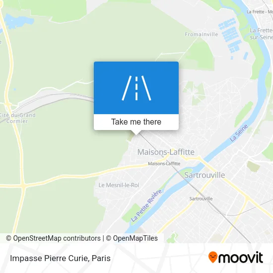 Impasse Pierre Curie map