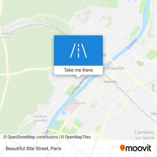 Rue du Beau Site map