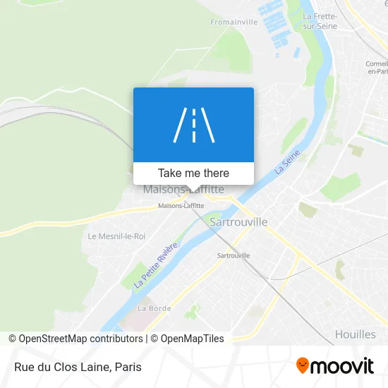 Rue du Clos Laine map