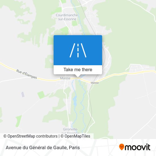 Avenue du Général de Gaulle map