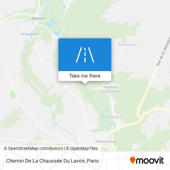 Chemin De La Chaussée Du Lavoir map