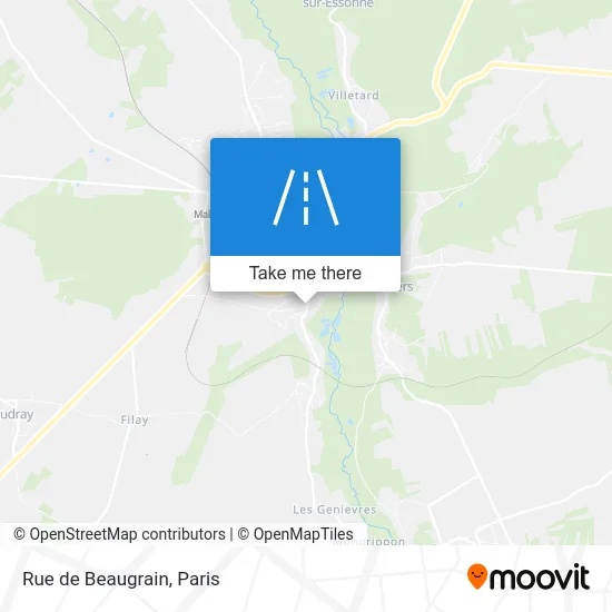 Rue de Beaugrain map