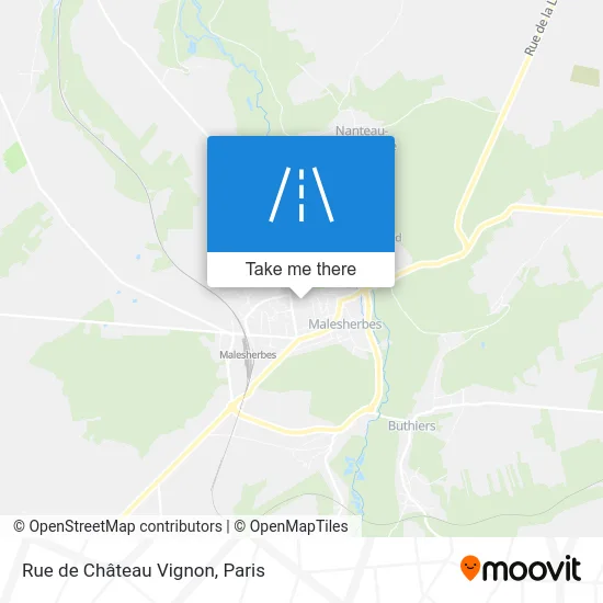 Rue de Château Vignon map