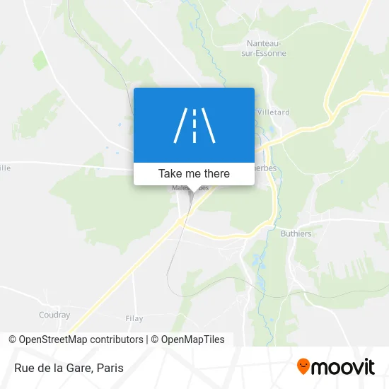 Rue de la Gare map