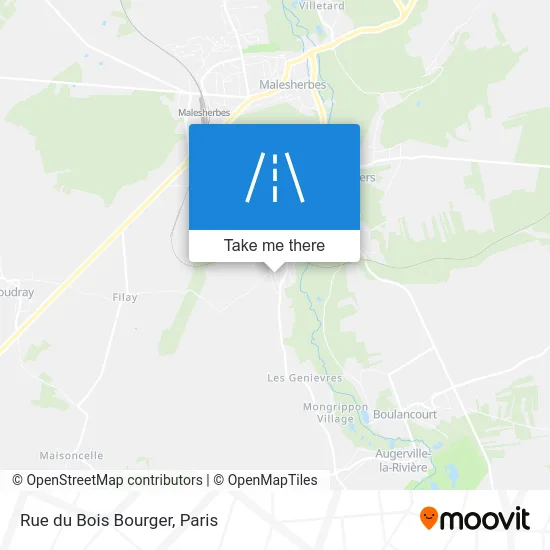Rue du Bois Bourger map