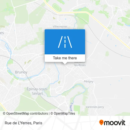 Rue de L'Yerres map