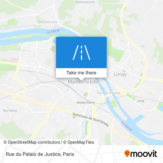 Rue du Palais de Justice map
