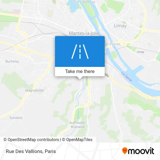 Rue Des Vallions map