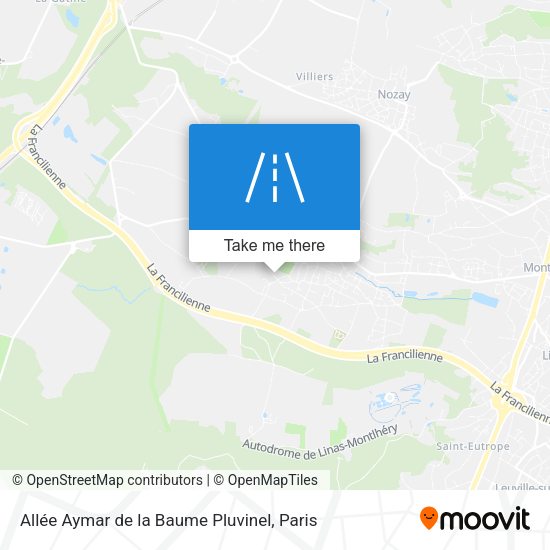 Allée Aymar de la Baume Pluvinel map