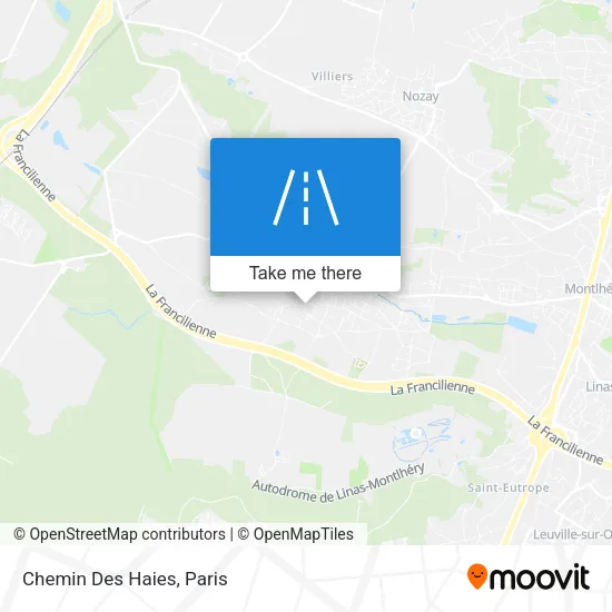Chemin Des Haies map