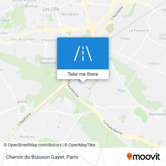 Chemin du Buisson Gayet map