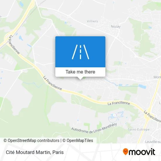 Cité Moutard Martin map