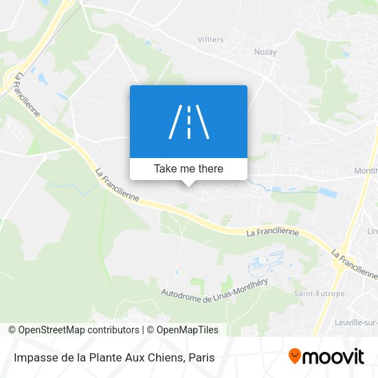 Impasse de la Plante Aux Chiens map