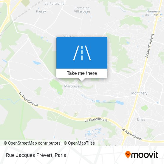Rue Jacques Prévert map