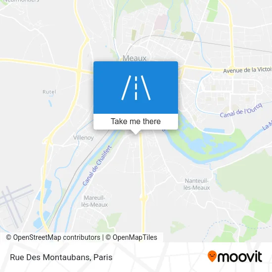 Rue Des Montaubans map