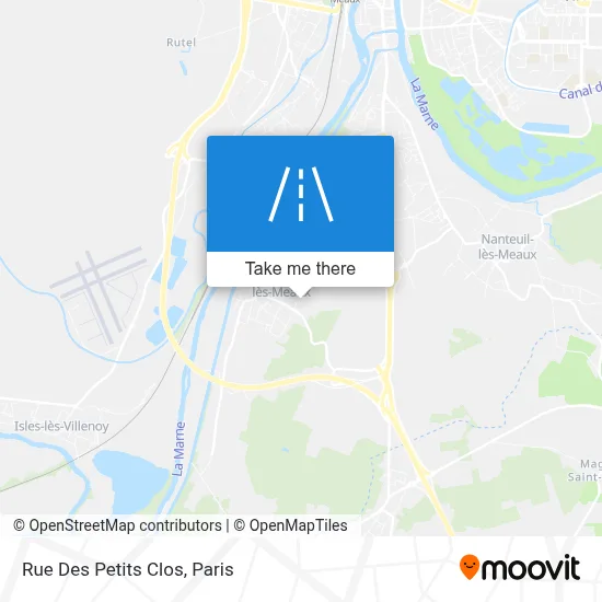 Rue Des Petits Clos map