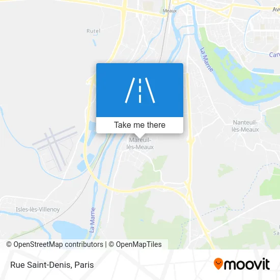 Rue Saint-Denis map