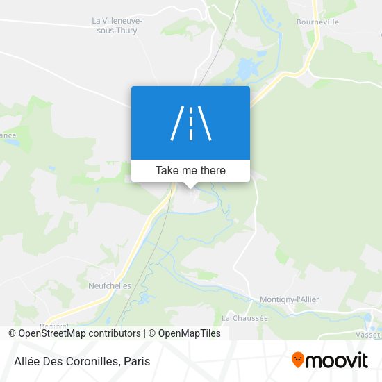 Allée Des Coronilles map