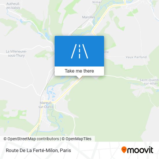 Route De La Ferté-Milon map