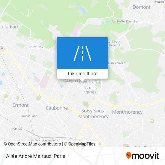 Allée André Malraux map