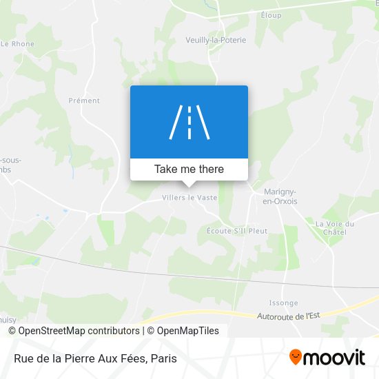 Rue De La Pierre Aux Fées map