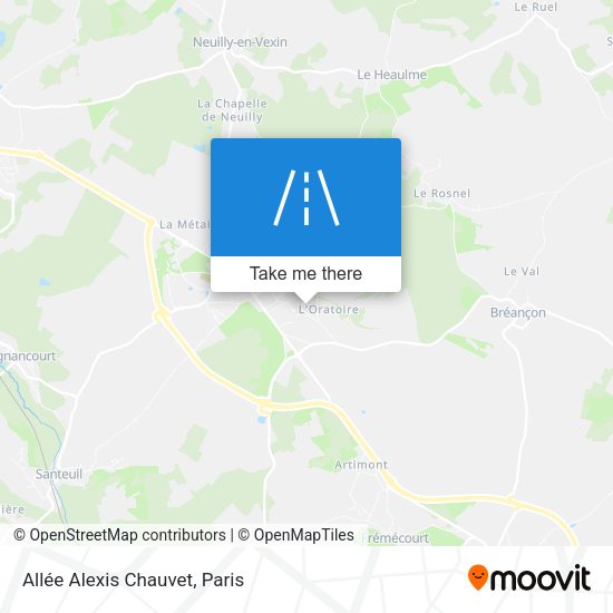 Allée Alexis Chauvet map