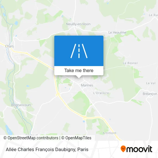 Allée Charles François Daubigny map