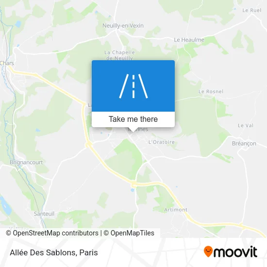 Allée Des Sablons map