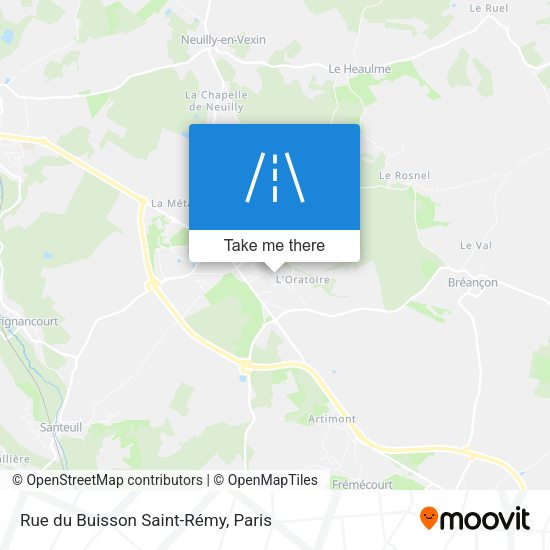 Rue du Buisson Saint-Rémy map